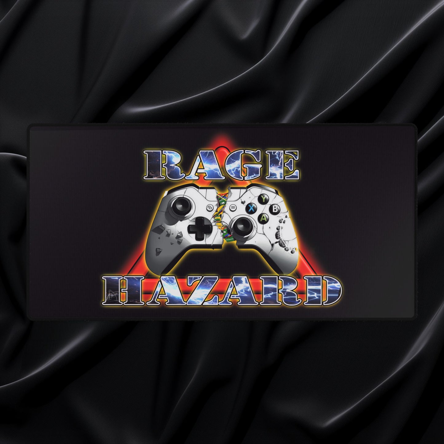 Rage Hazard - Gaming Desk Mat - AtomTheopolis