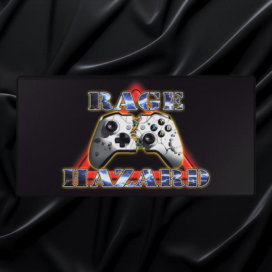 Rage Hazard - Gaming Desk Mat - AtomTheopolis