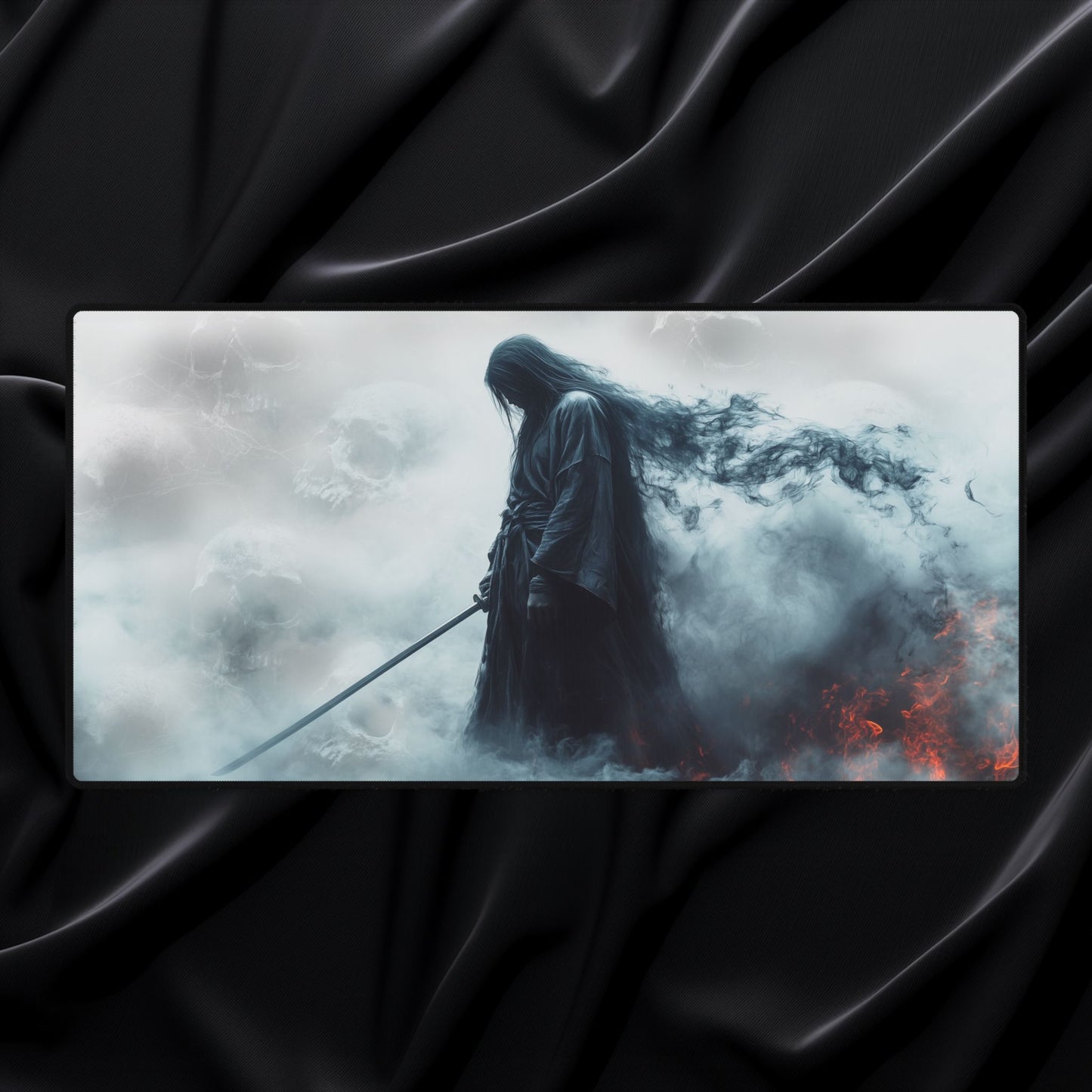 Revenant Samurai - Gaming Desk Mat - AtomTheopolis