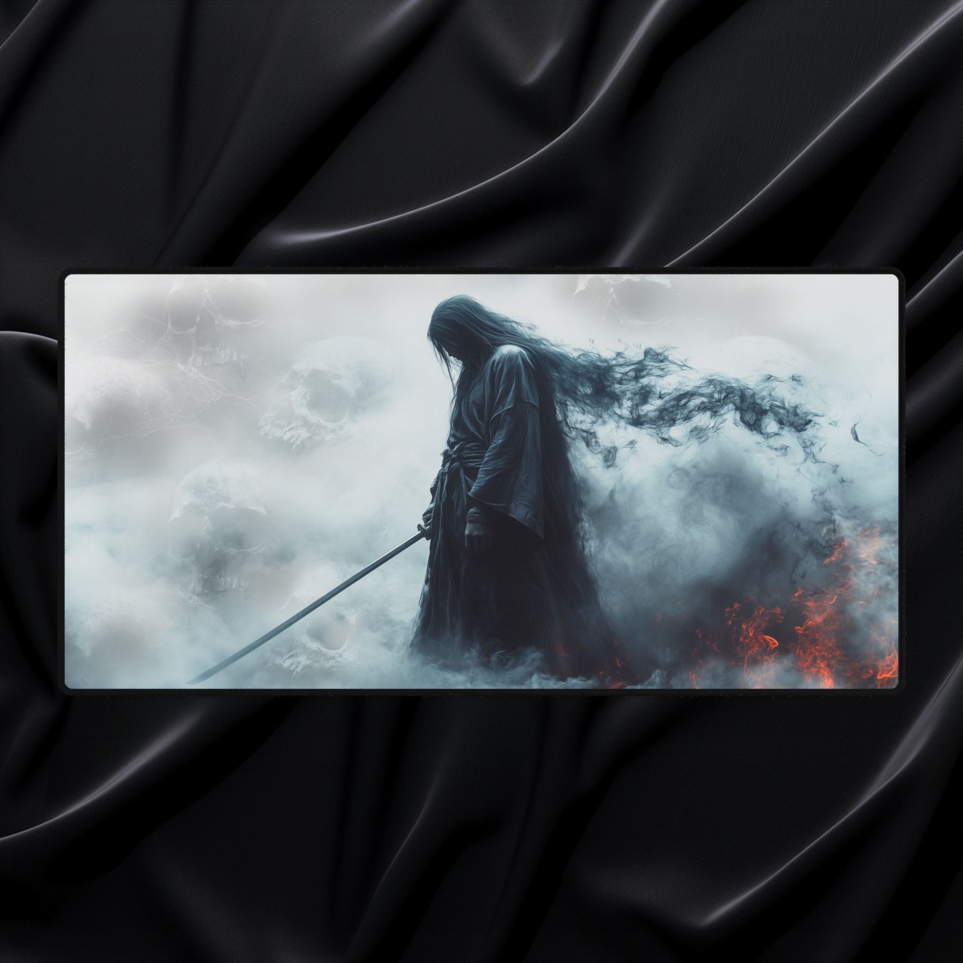 Revenant Samurai - Gaming Desk Mat - AtomTheopolis