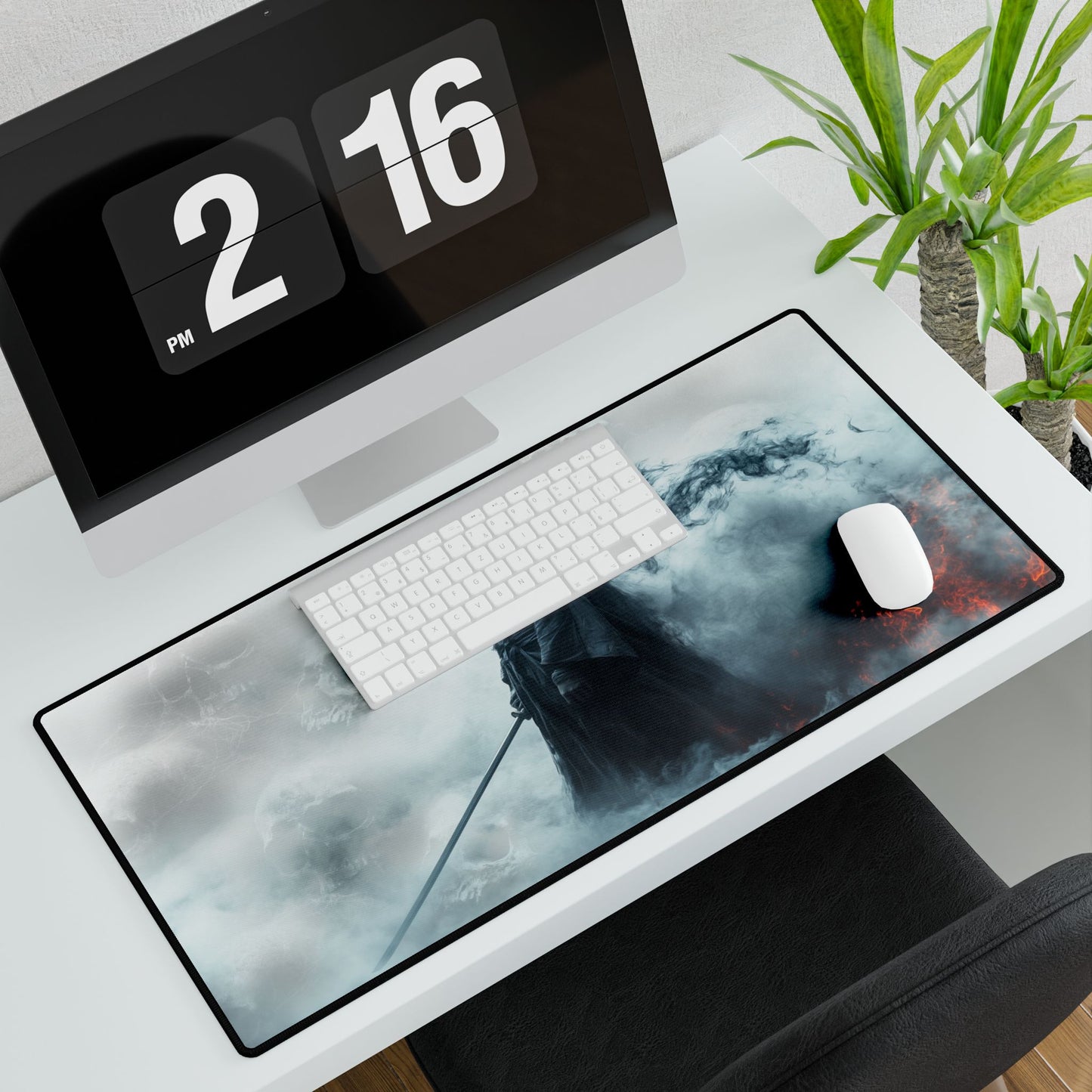 Revenant Samurai - Gaming Desk Mat - AtomTheopolis