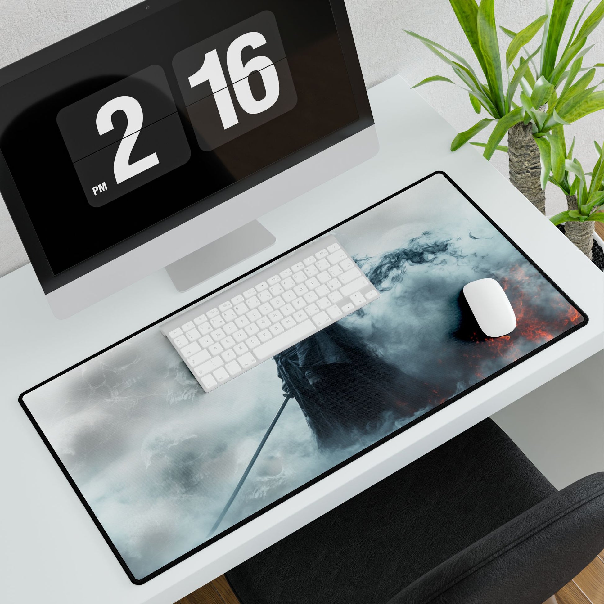 Revenant Samurai - Gaming Desk Mat - AtomTheopolis