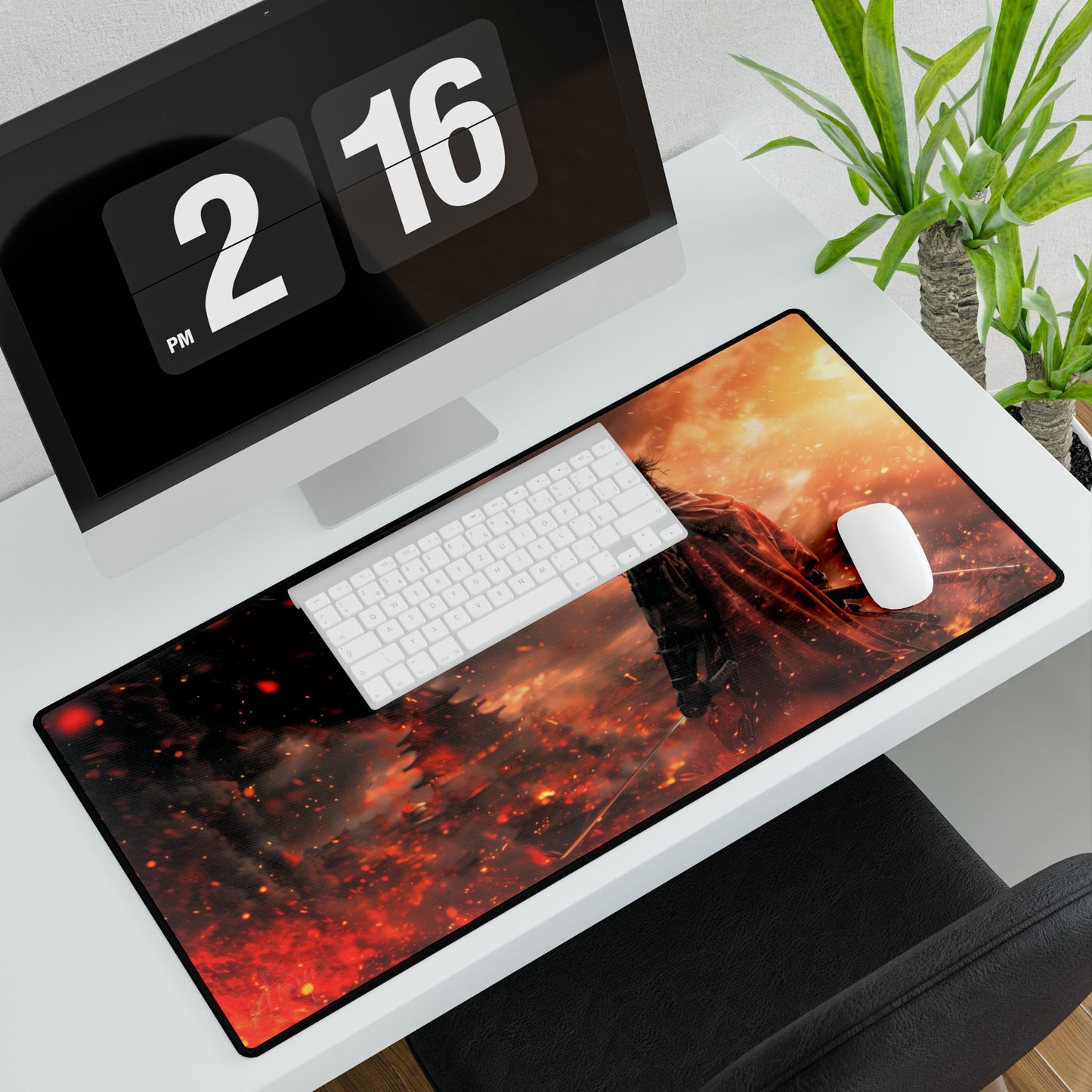 To the End 3 - Samurai Gaming Desk Mat - AtomTheopolis