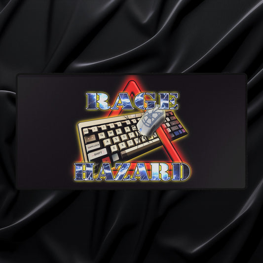 Rage Hazard - Gaming Desk Mat - AtomTheopolis