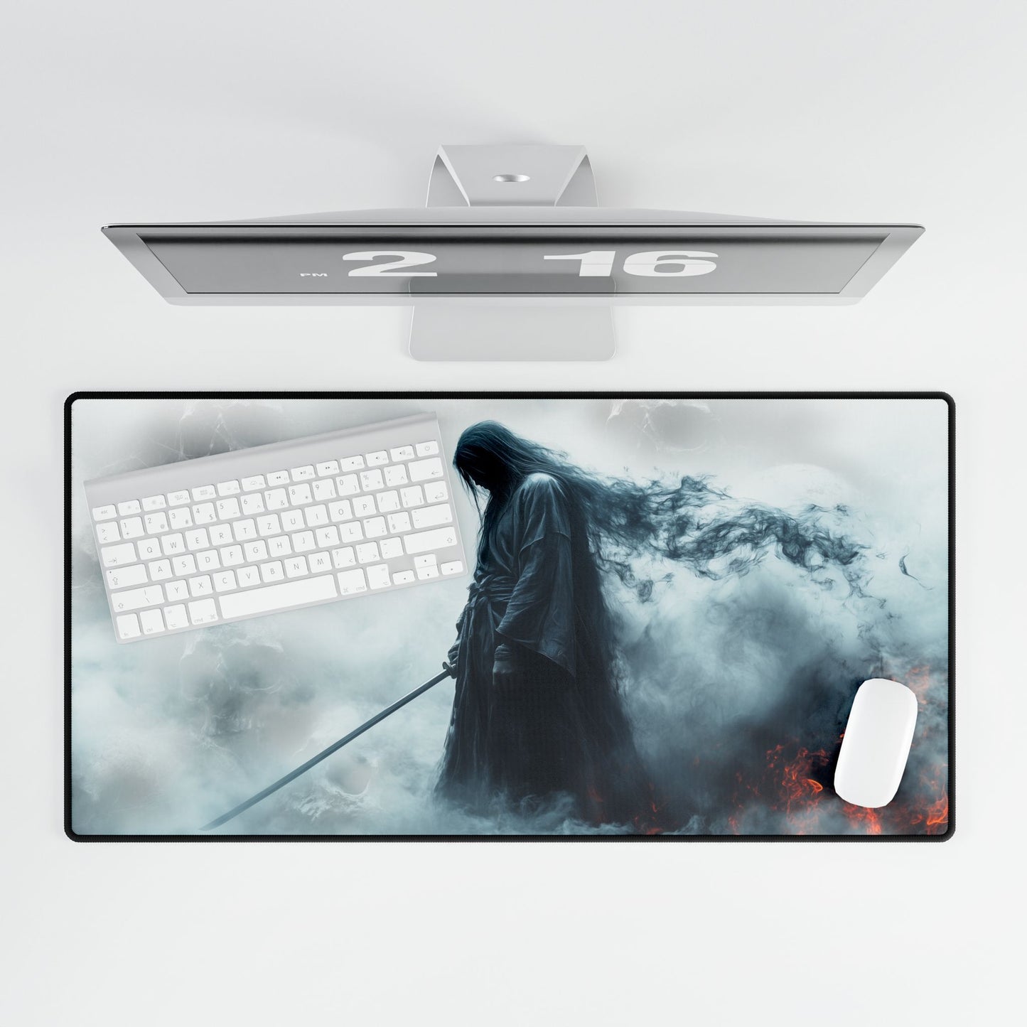 Revenant Samurai - Gaming Desk Mat - AtomTheopolis
