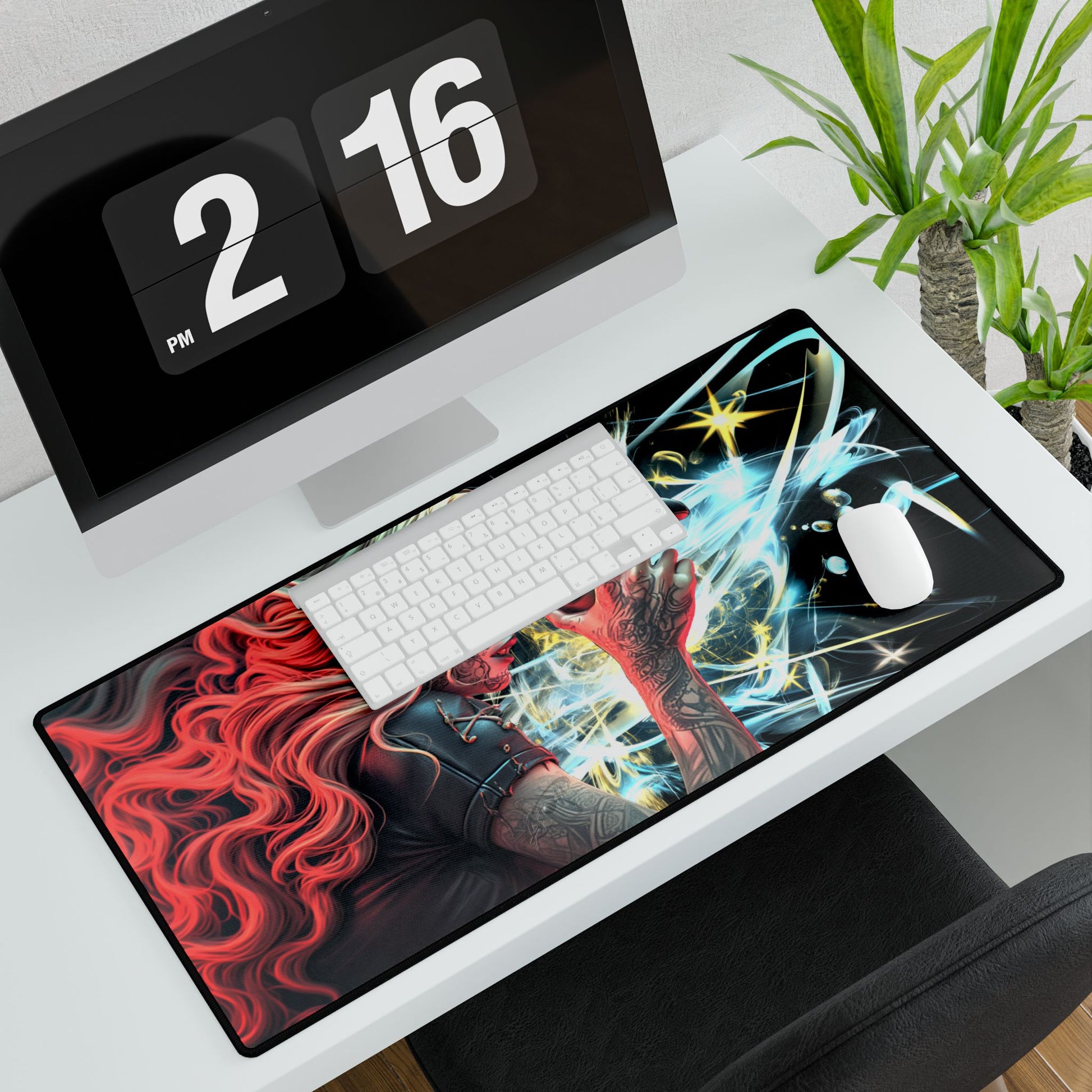 Level Up Beauty - Gaming Desk Mat - AtomTheopolis