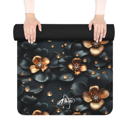 Luxury Floral Yoga Mat - AtomTheopolis