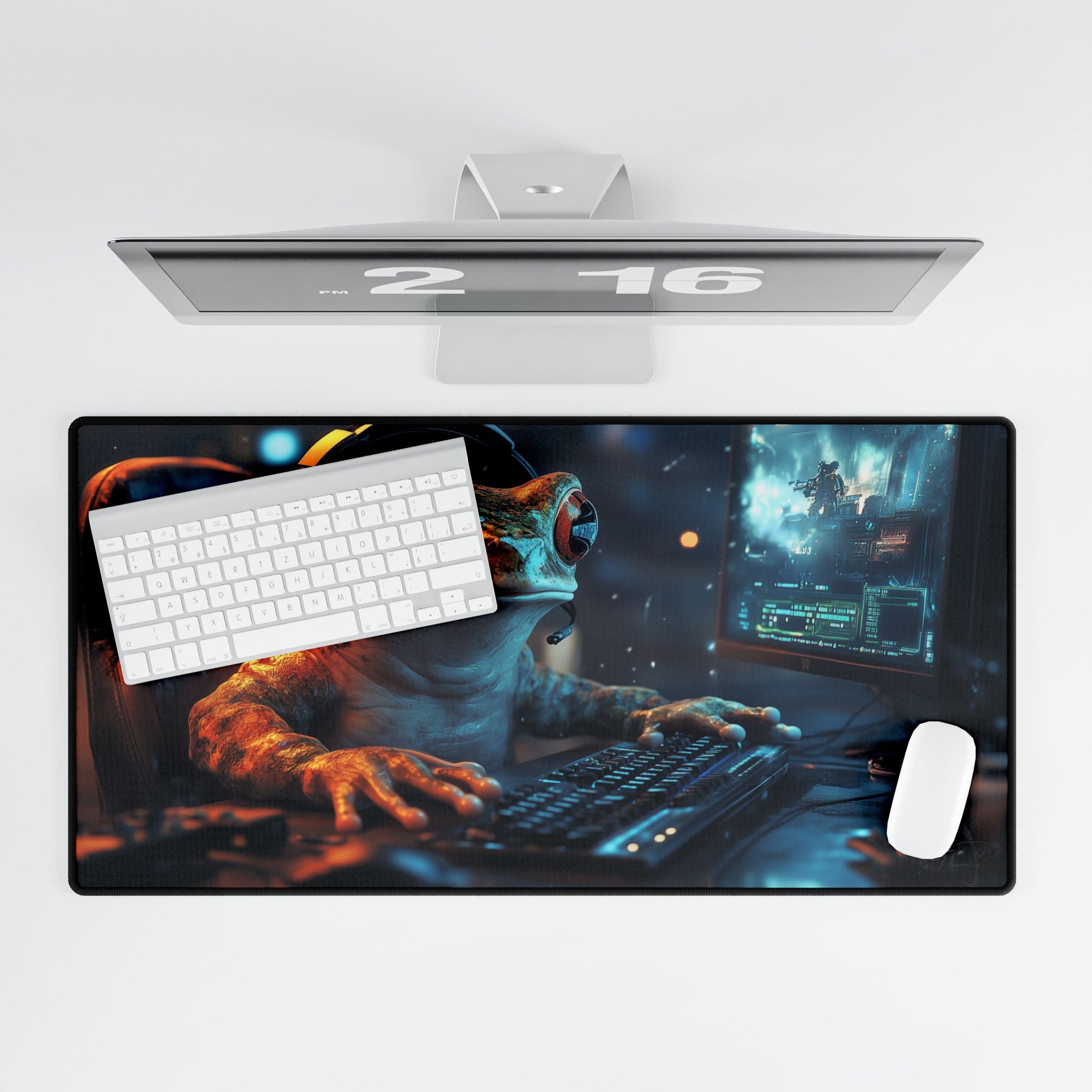 Stream Hopper - Gaming Desk Mat - AtomTheopolis