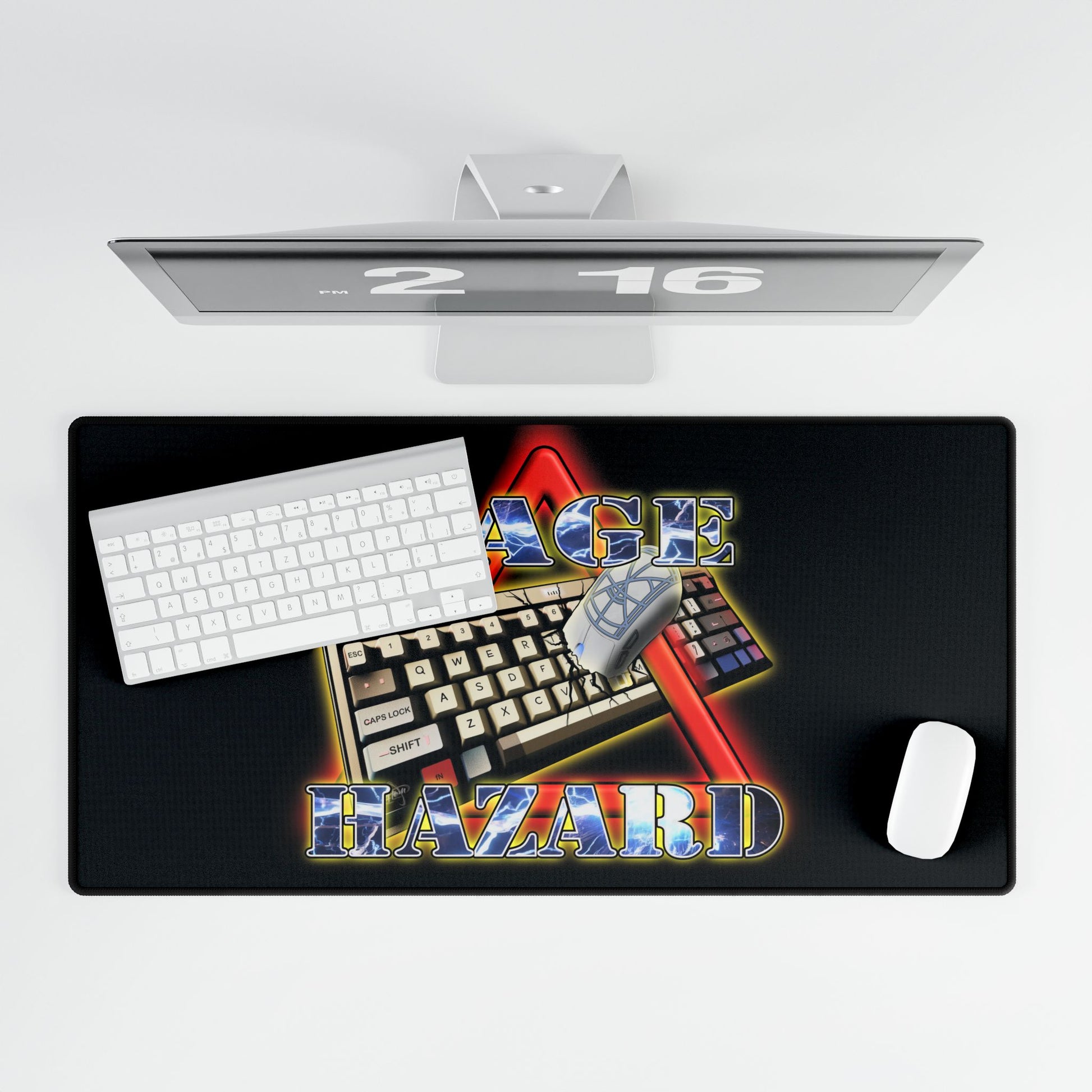 Rage Hazard - Gaming Desk Mat - AtomTheopolis