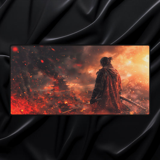 To the End 3 - Samurai Gaming Desk Mat - AtomTheopolis