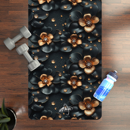 Luxury Floral Yoga Mat - AtomTheopolis