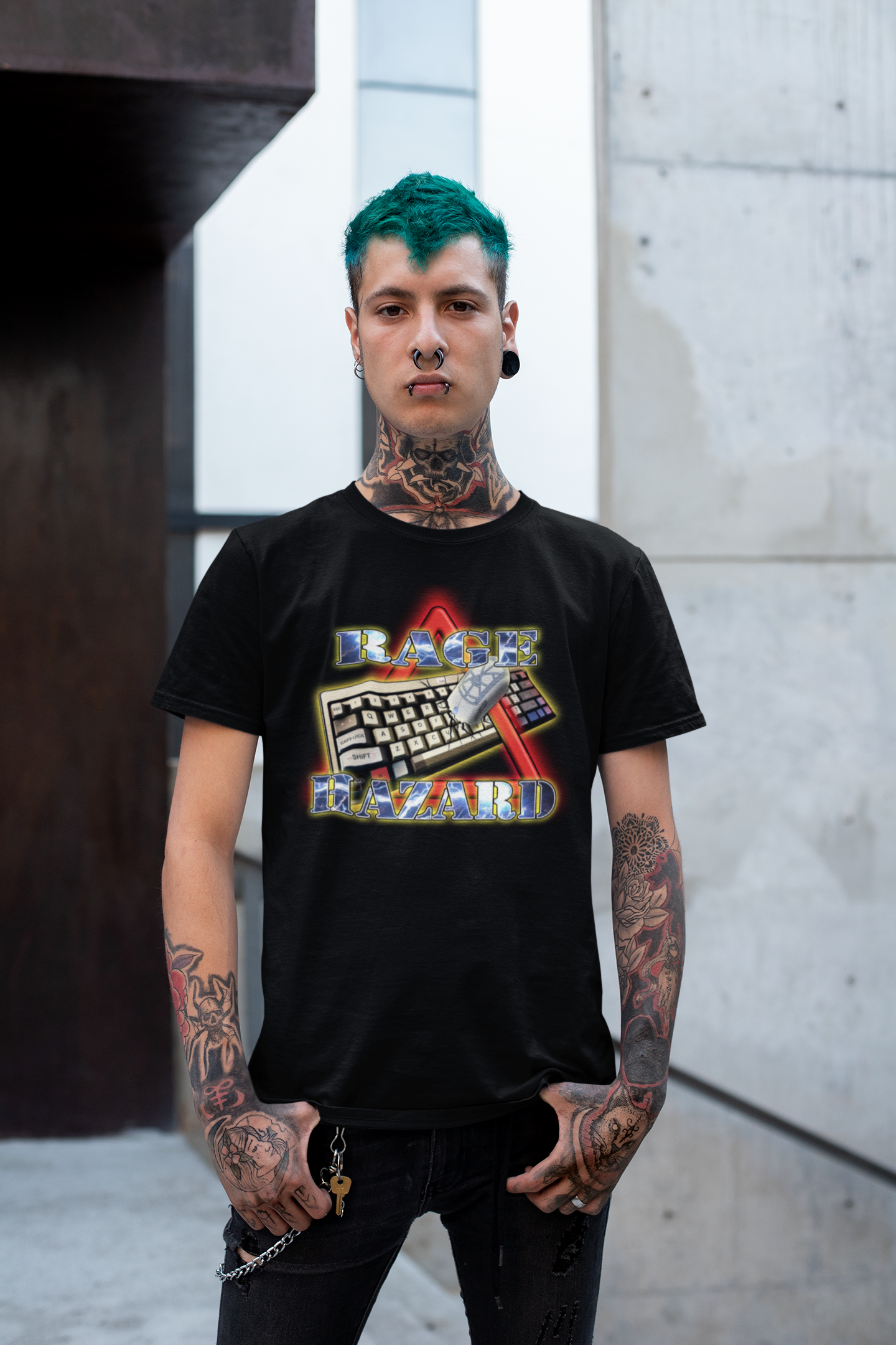Rage Hazard T-Shirt - AtomTheopolis