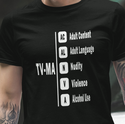 TV-MA Rating Tee - AtomTheopolis
